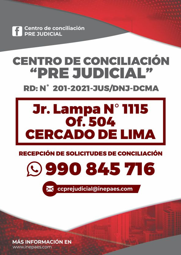 Centro de Conciliación PRE-JUDICIAL