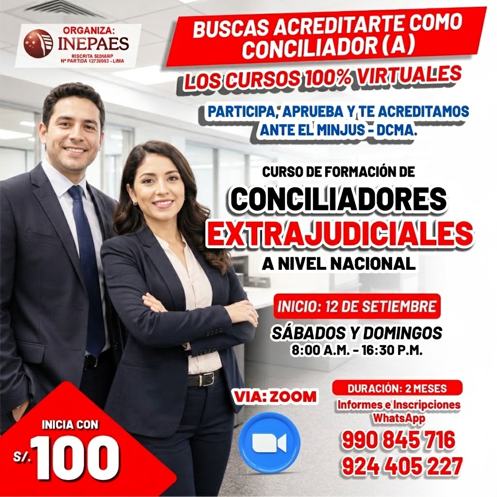 Curso de Conciliación Extrajudicial